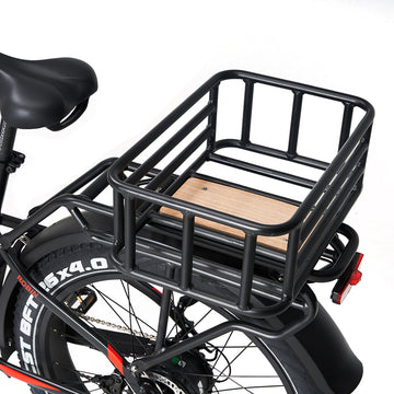 JOBOBIKE Kosz z Drewnianym Wykończeniem